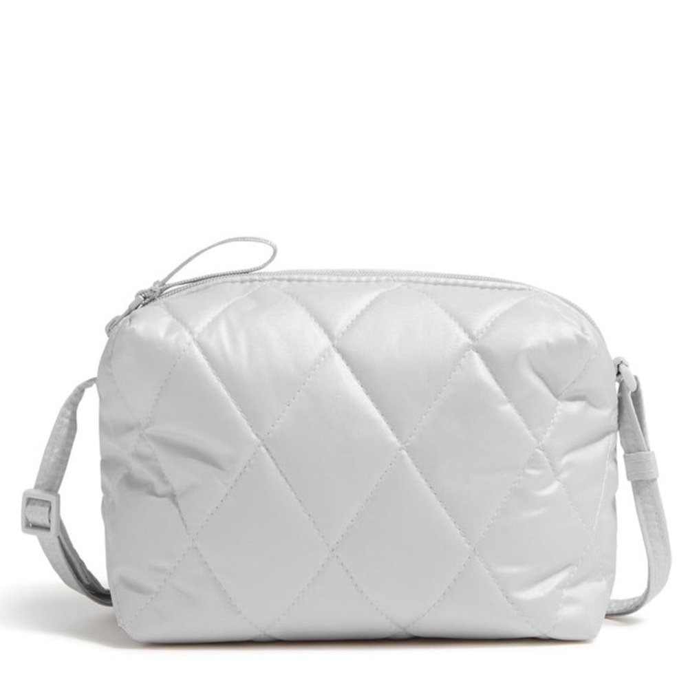 Vera Bradley Camera Bag Crossbody in Oyster Mushroom NWT
